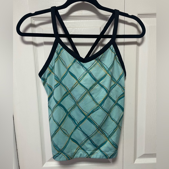 Plaid Brooks Fitness Tank - Picture 1 of 5